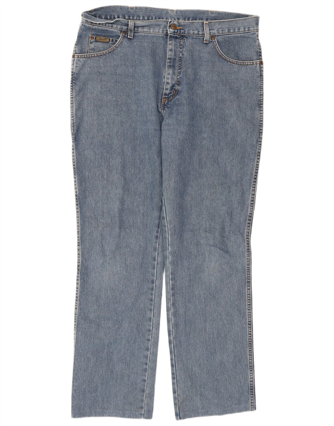 Wrangler Jean droit homme W36 L32 bleu coton classique