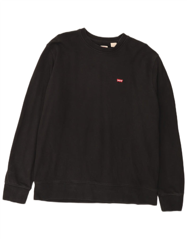 Levi's Sweat-Shirt Standard Homme Noir Large Coton