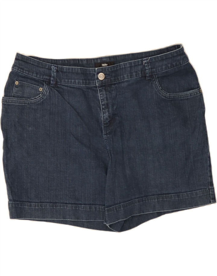 MOSSIMO Womens Denim Shorts US 20 3XL W40 Navy Blue Cotton Vintage Mossimo and Second-Hand Mossimo from Messina Hembry 
