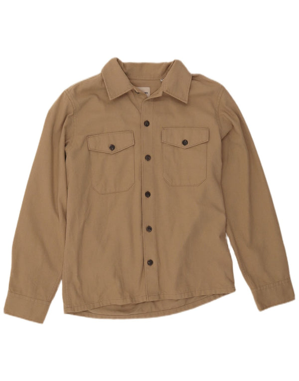JACK & JONES Chemise Flanelle Homme Small Beige Coton