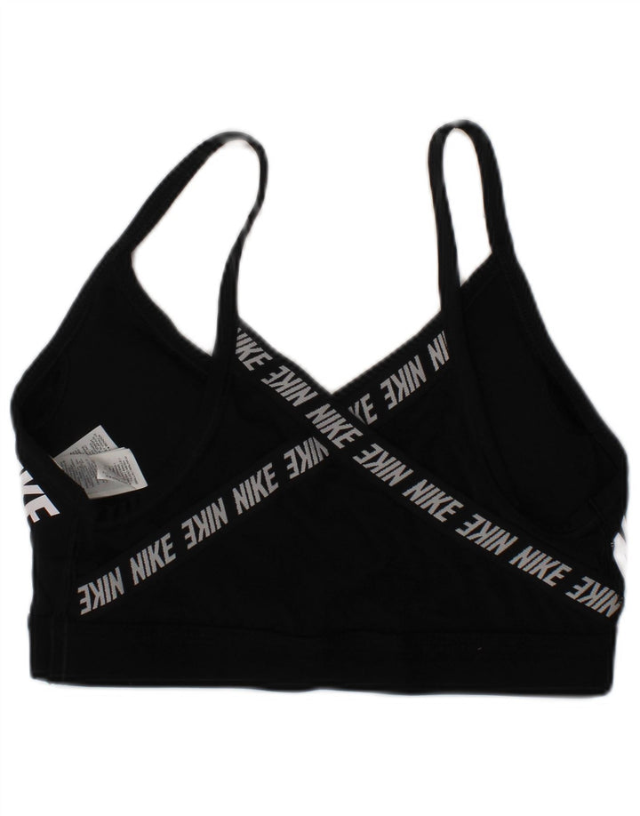 Soutien-gorge de sport rembourré Nike pour femme, petit, noir, polyester