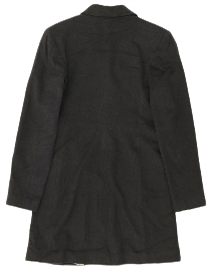 Jigsaw Pardessus Femme UK 8 Petite Laine Grise