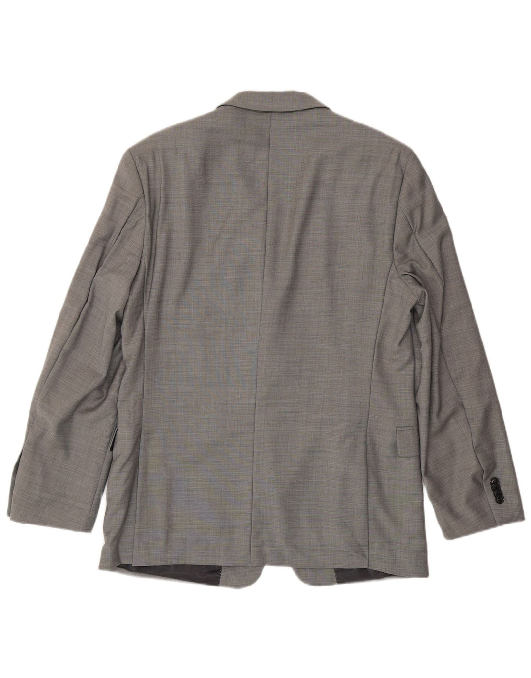 Tommy Hilfiger Veste Blazer 2 Boutons Homme UK 40 Grande Laine Grise