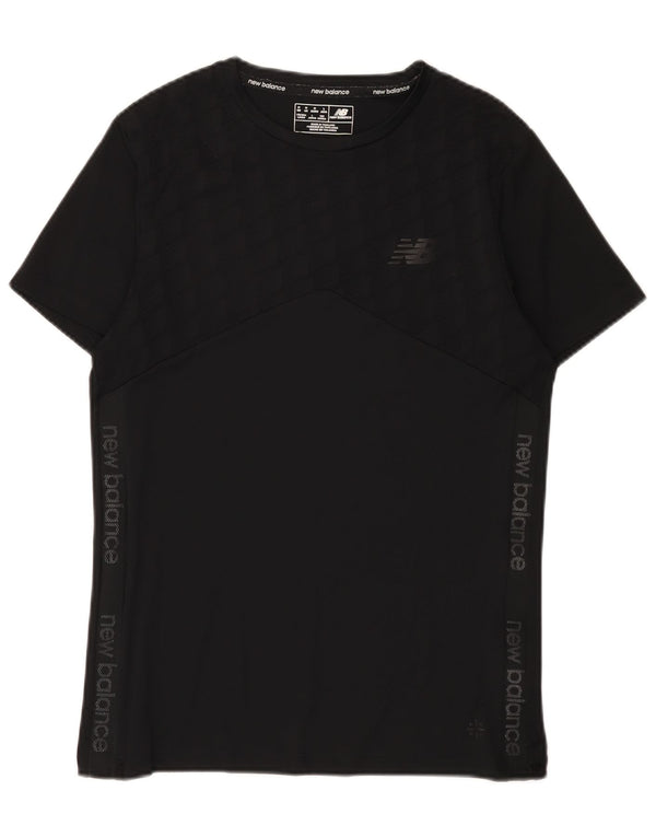New Balance T-Shirt Graphique Homme Noir Moyen Polyester