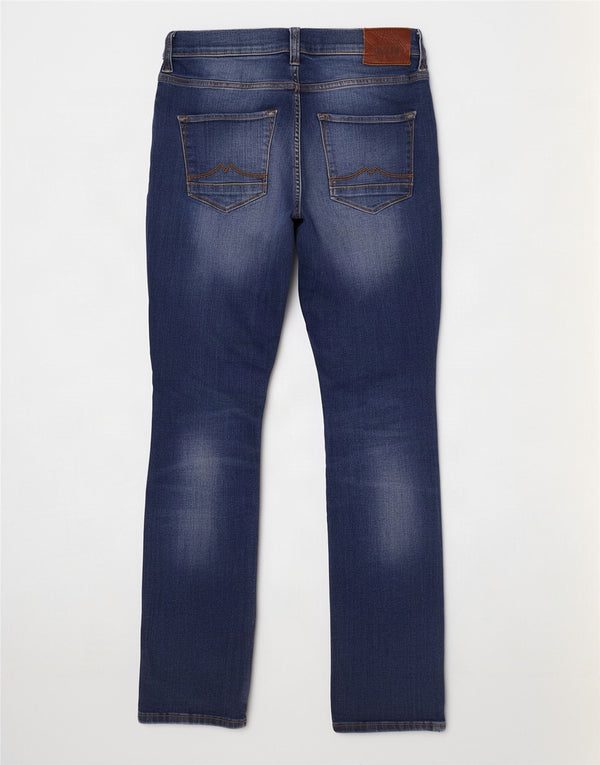 Mustang Jean Slim Vegas Homme W30 L32 Bleu Coton