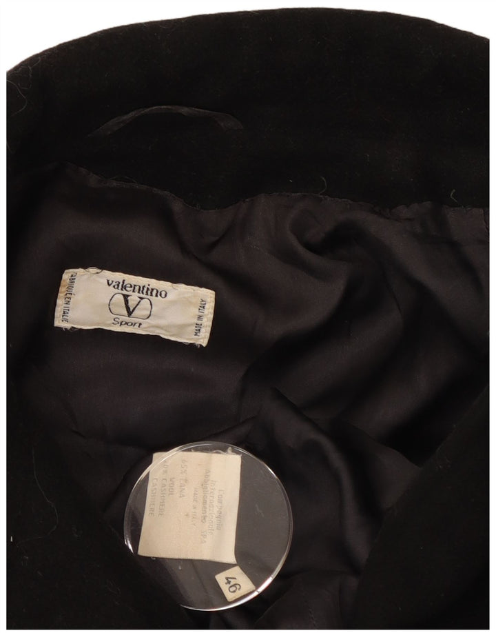 Valentino Manteau Femme IT 46 Large Laine Noire