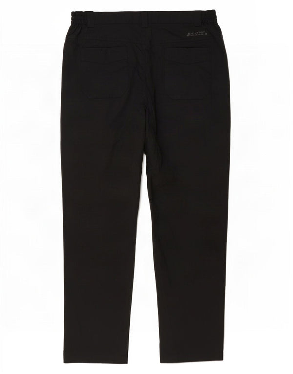 Mountain Warehouse Pantalon Chino Droit Femme UK 16 Large W34 L29 Noir