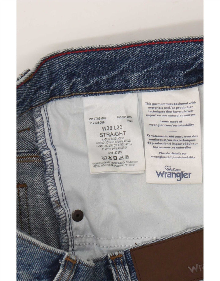 Wrangler Jean droit homme W38 L27 bleu coton