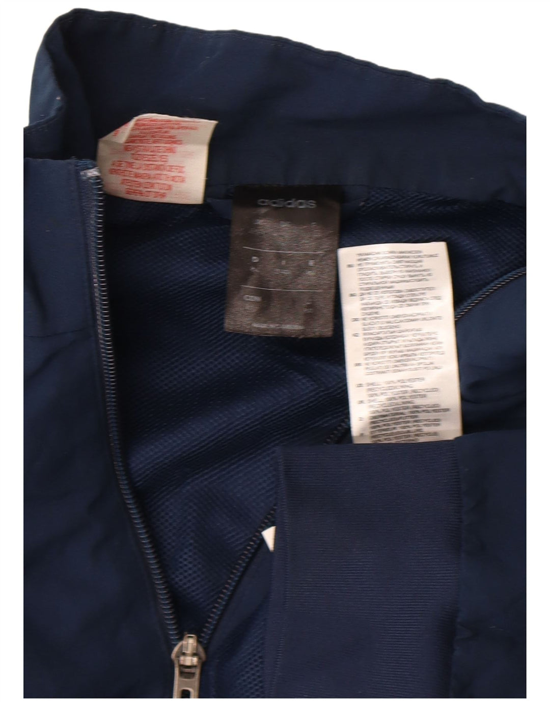 Veste de survêtement Adidas Garçon Climalite 13-14 ans Bleu Marine Polyester