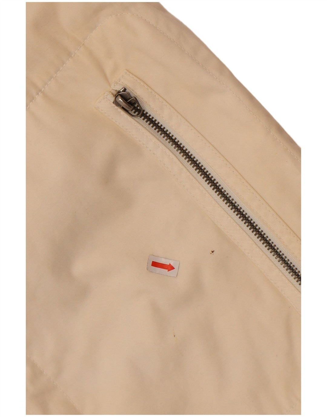 Diesel Veste Bomber Femme UK 18 XL Coton Blanc Cassé