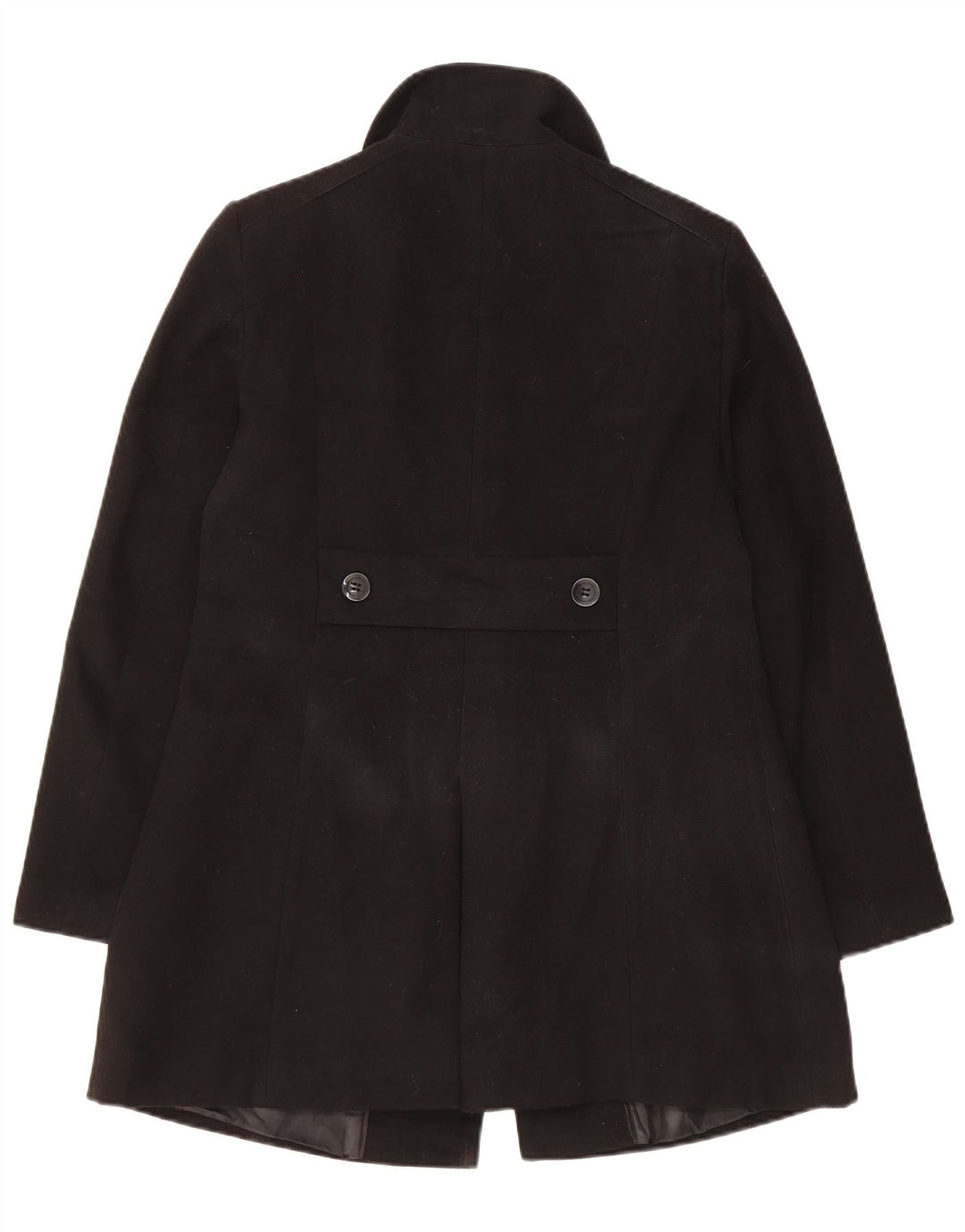 Marks & Spencer Manteau coupe régulière pour femme UK 10 Petit Noir Polyester