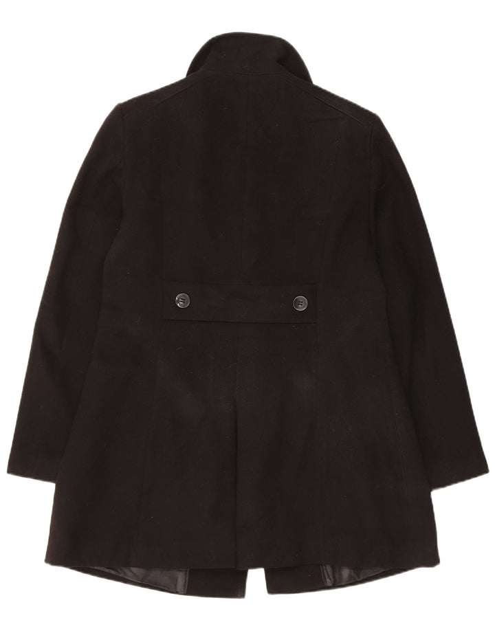 Marks & Spencer Manteau coupe régulière pour femme UK 10 Petit Noir Polyester
