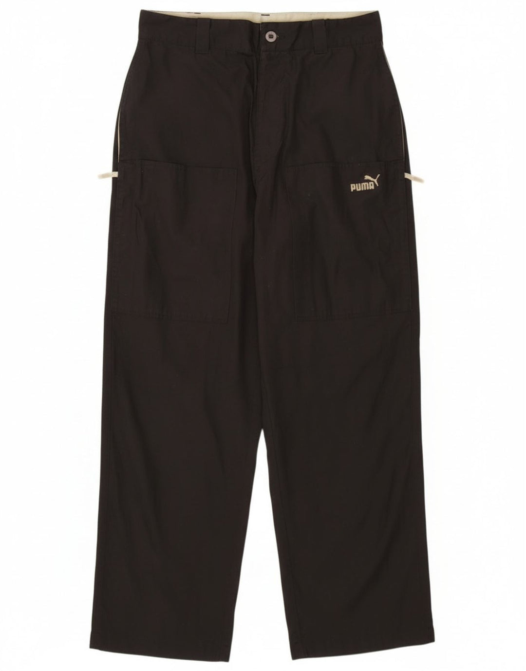 Puma Pantalon cargo coupe ample pour homme Medium W32 L31 Noir