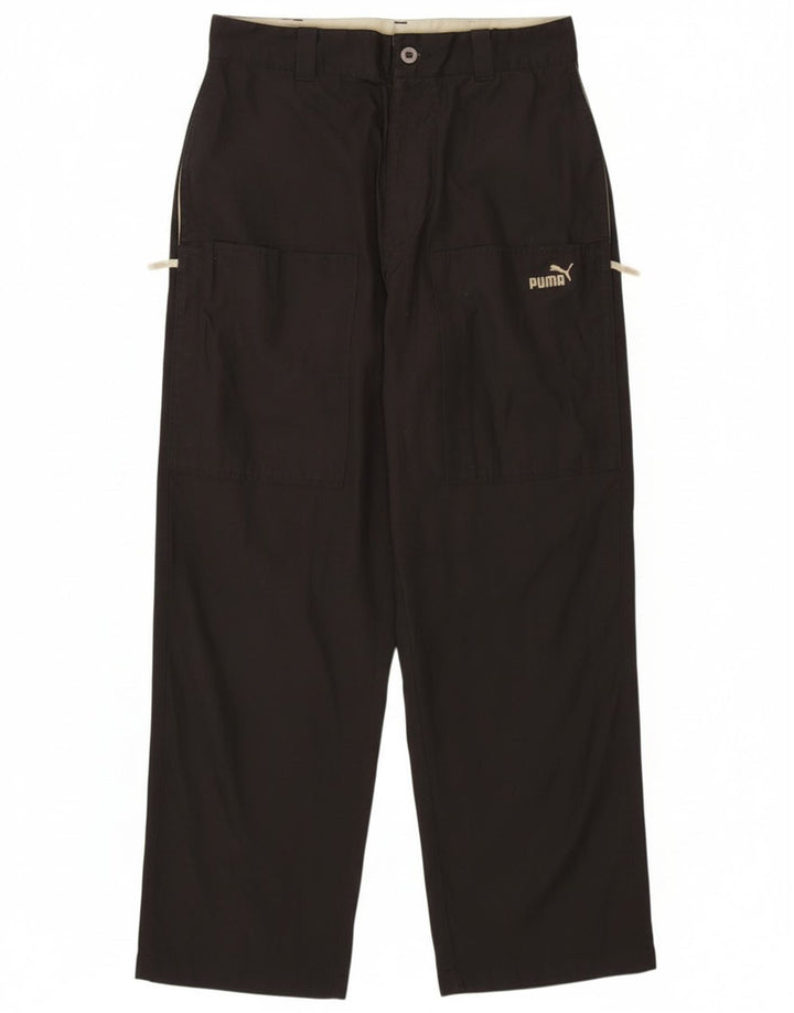 Puma Pantalon cargo coupe ample pour homme Medium W32 L31 Noir