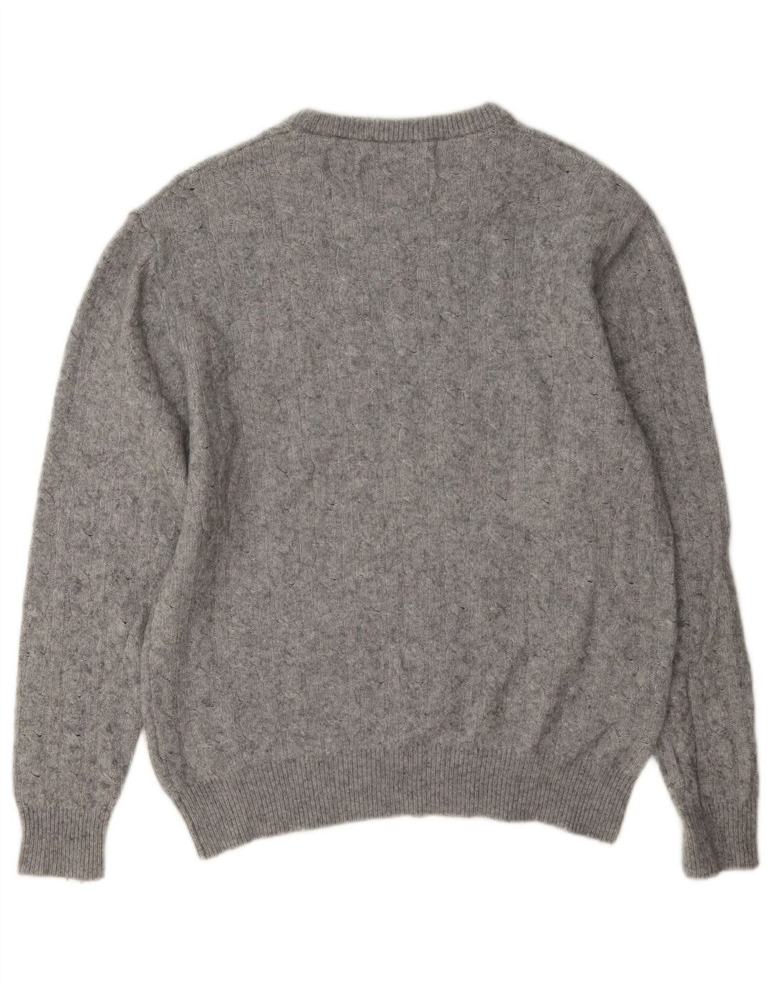 Jack Wills Pull à col rond pour femme UK 14 Grande laine grise