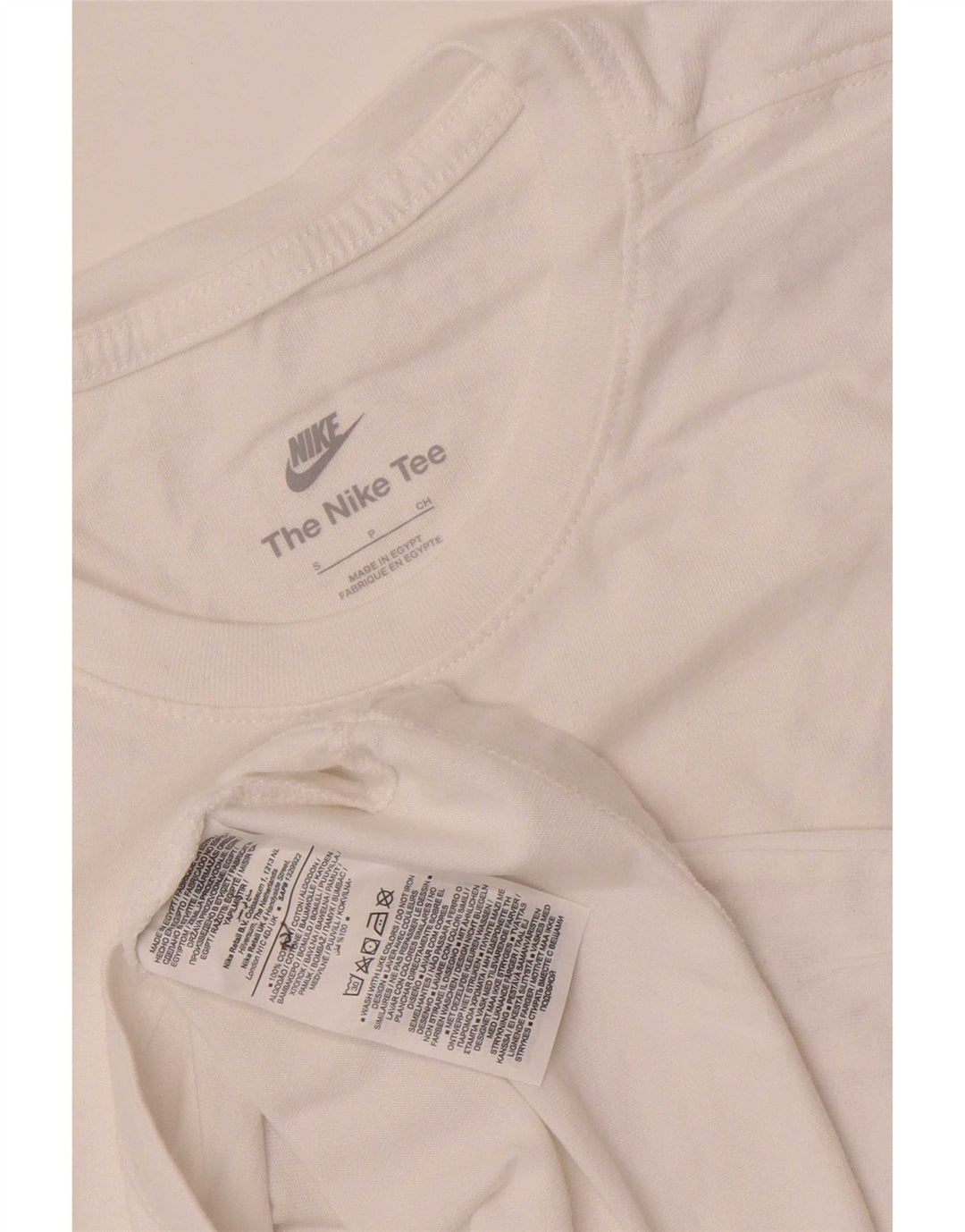 Nike T-Shirt Homme Petit Blanc Coton