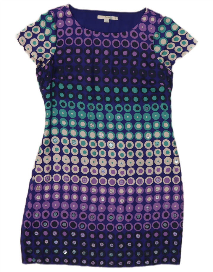 Robe fourreau Boden pour femme UK 42 Medium Multicolore Géométrique Soie Moderne