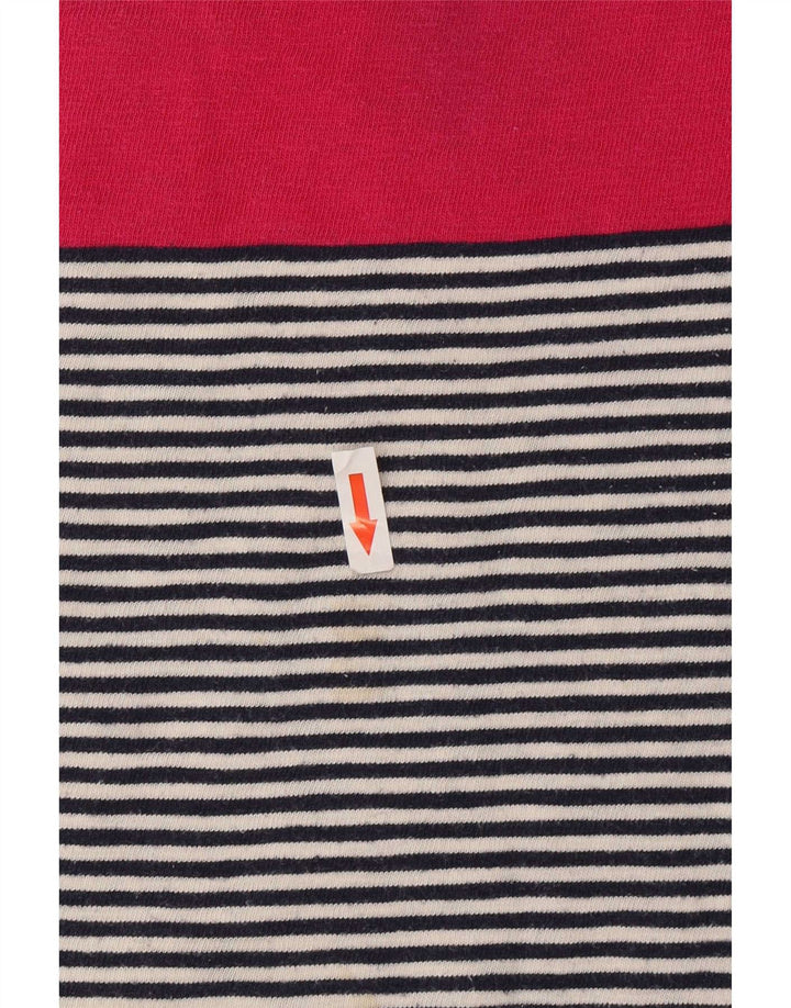 Joules Haut Femme Manches 3/4 UK 10 Petit Coton Rayé Multicolore
