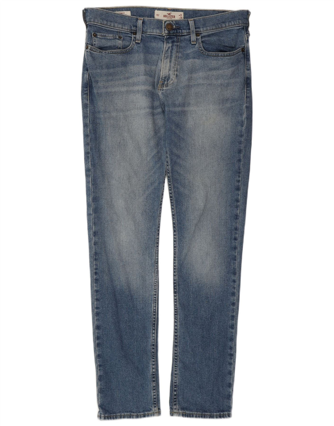 HOLLISTER Jean skinny homme W31 L32 bleu coton