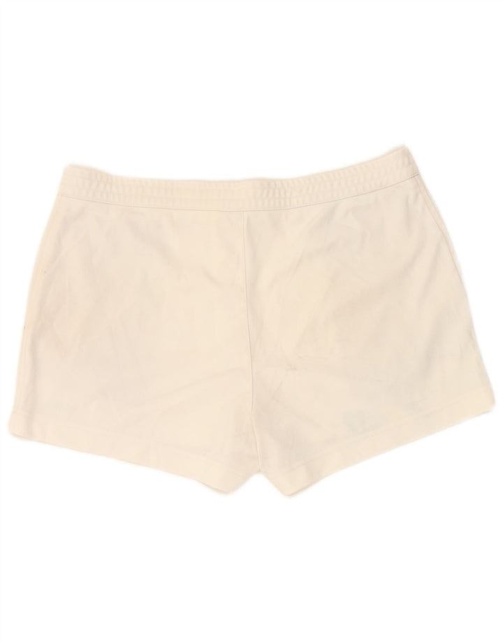 ELLESSE Mens Chino Shorts W38 XL White Colourblock Polyester