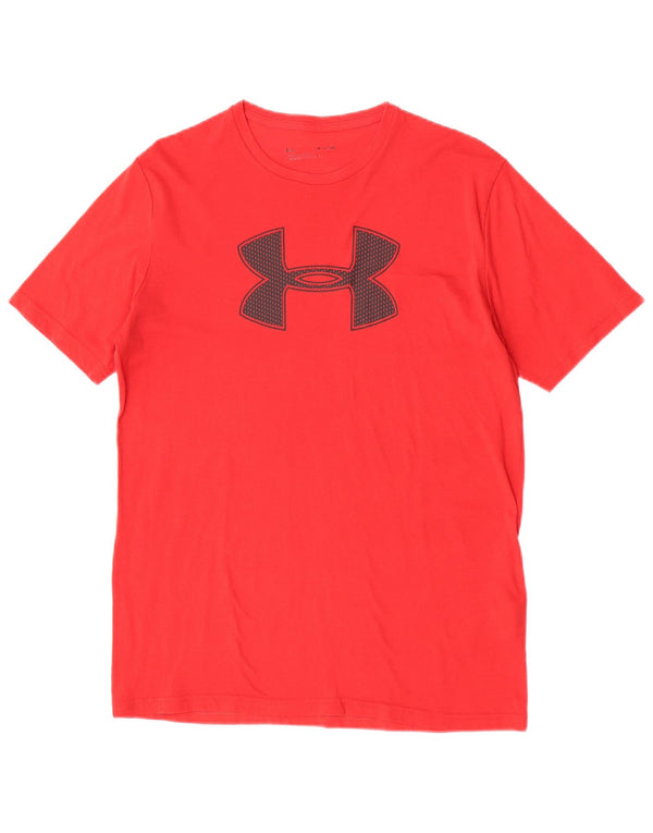 Under Armour Tee-Shirt Graphique Homme Rouge Moyen Coton