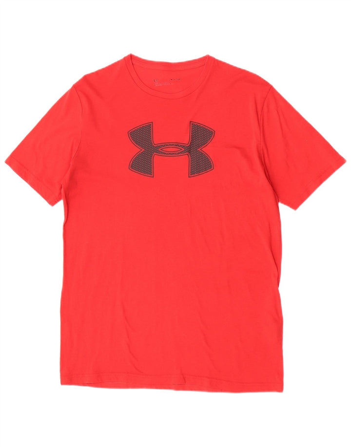 Under Armour Tee-Shirt Graphique Homme Rouge Moyen Coton