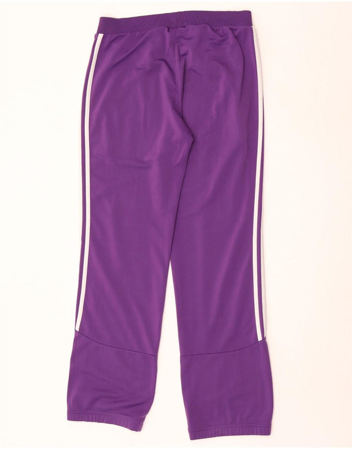 Adidas Pantalon de survêtement pour femme UK 8/10 Petit Violet Polyester