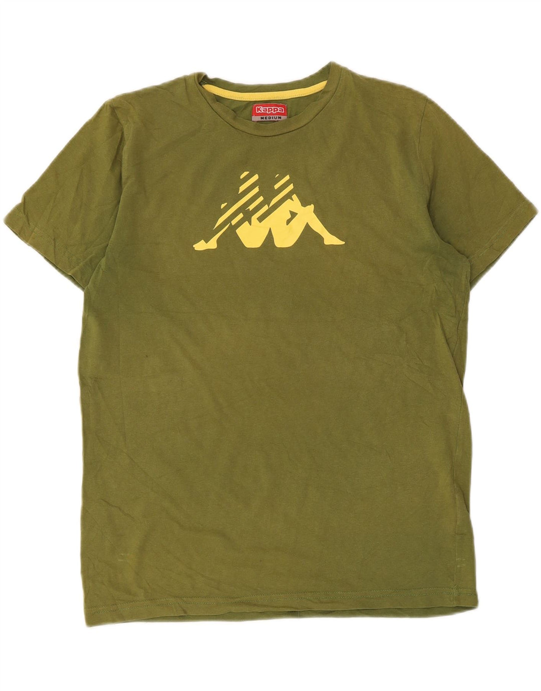 Kappa T-Shirt Graphique Homme Kaki Moyen