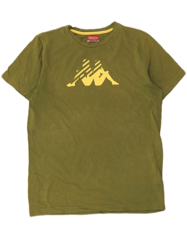 Kappa T-Shirt Graphique Homme Kaki Moyen