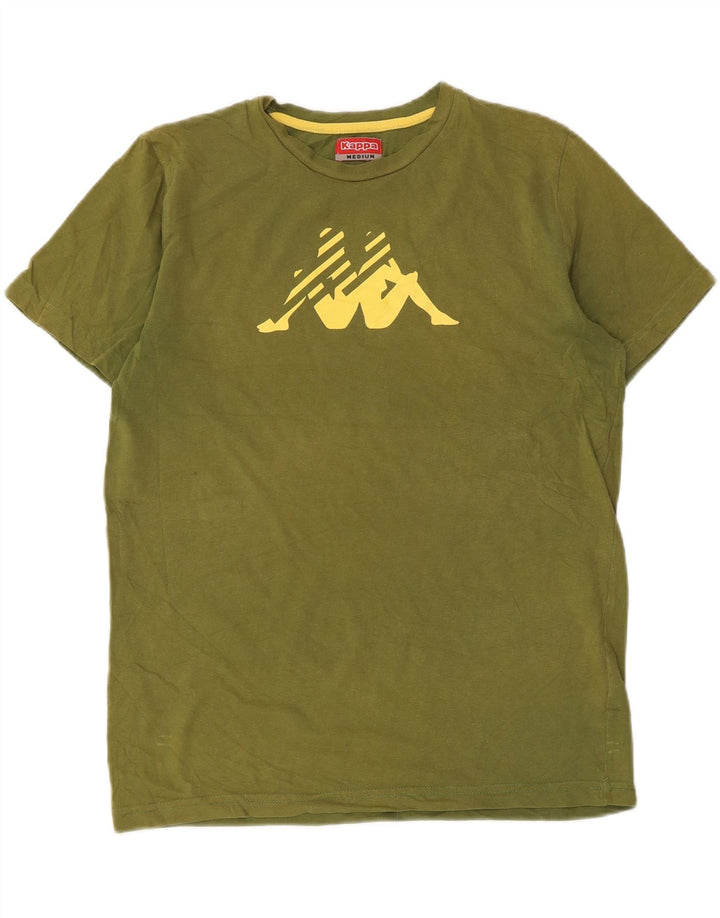 Kappa T-Shirt Graphique Homme Kaki Moyen