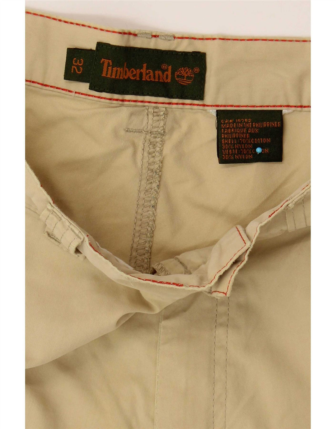 Timberland Short Cargo Homme W32 Coton Beige Moyen