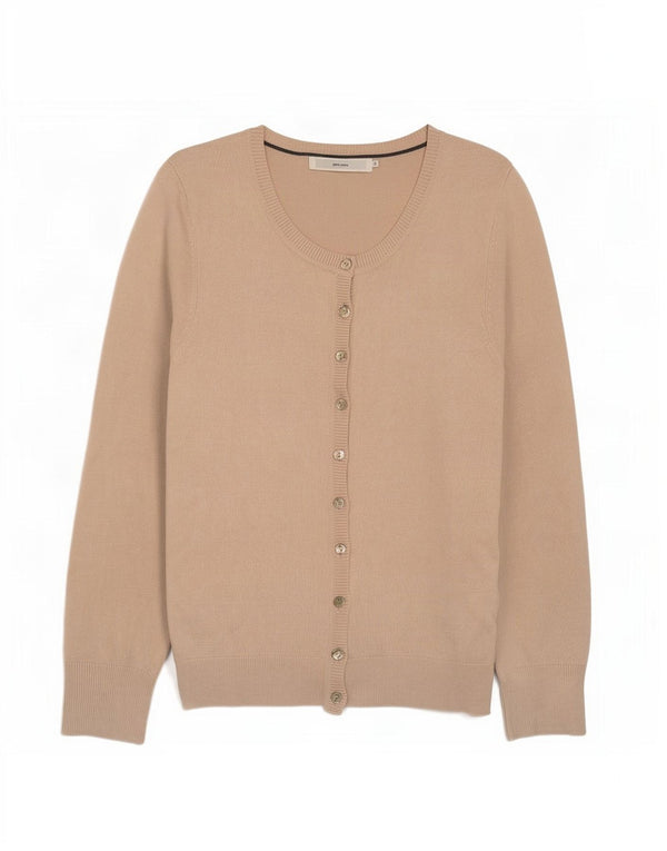 John Lewis Cardigan pour femme UK 12 Viscose beige moyen