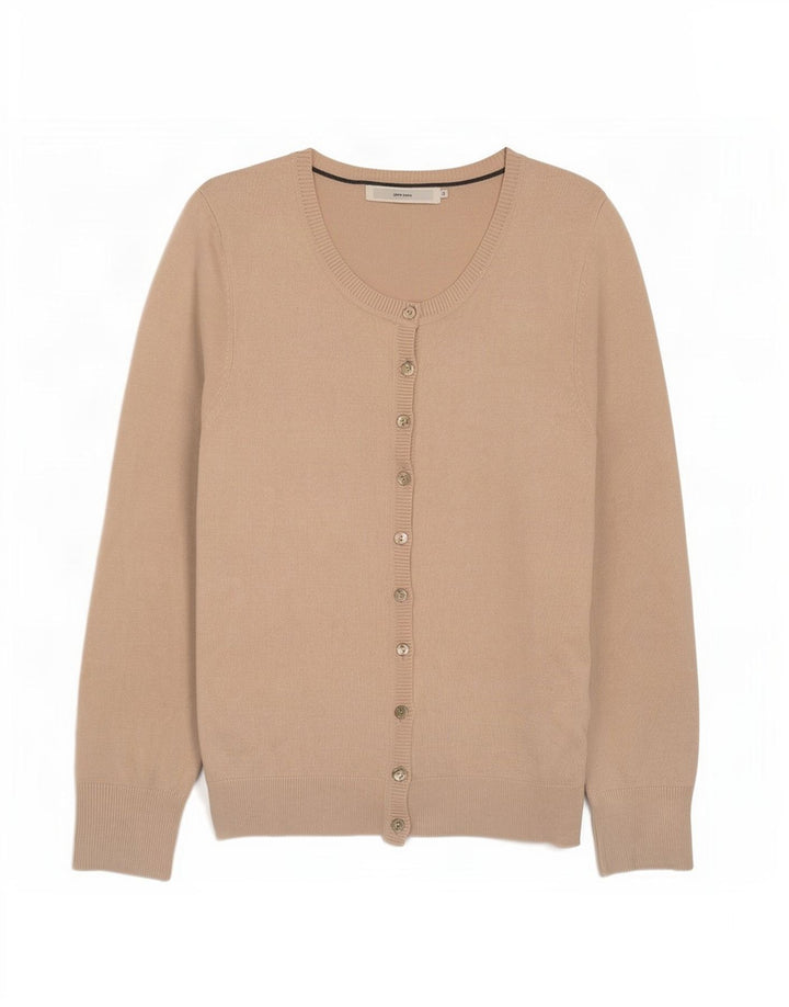 John Lewis Cardigan pour femme UK 12 Viscose beige moyen