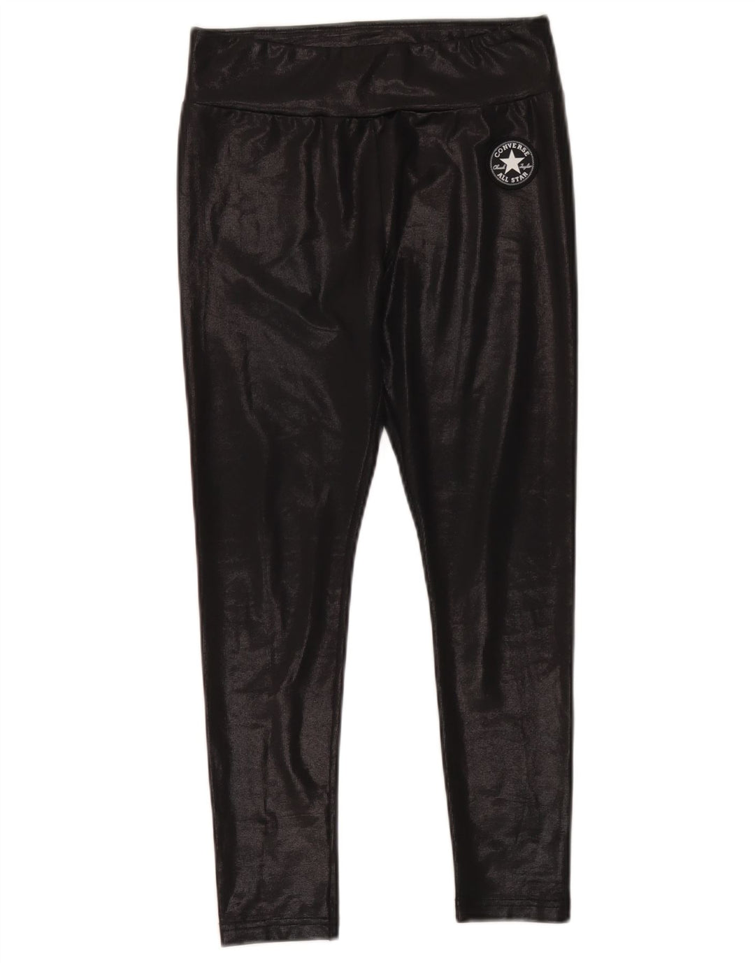 Converse Leggings Filles 12-13 ans Large Noir Polyester