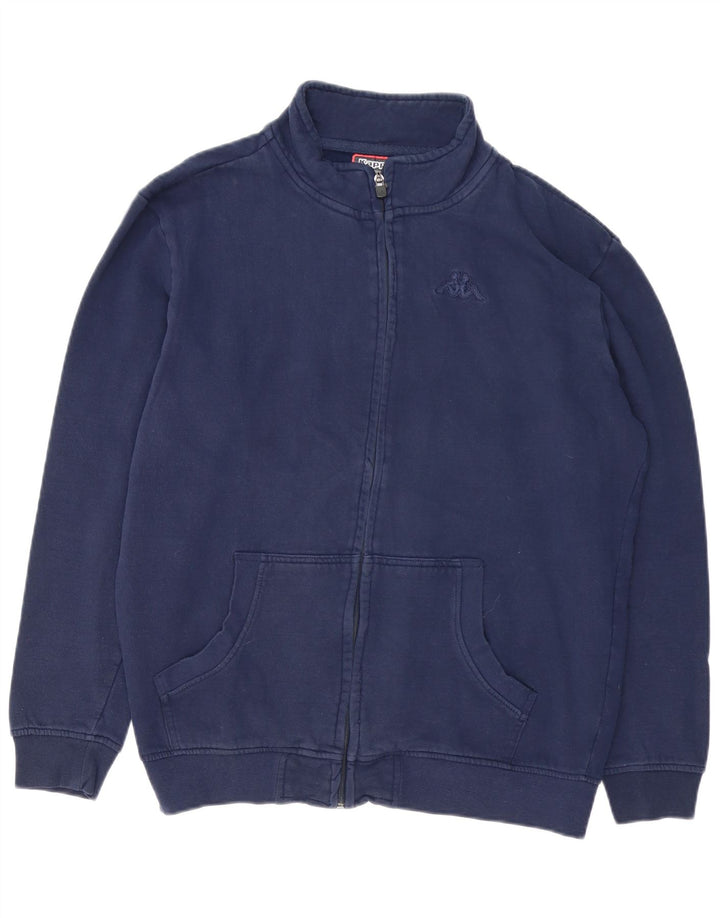 Kappa Veste de survêtement pour homme en coton bleu marine Taille L
