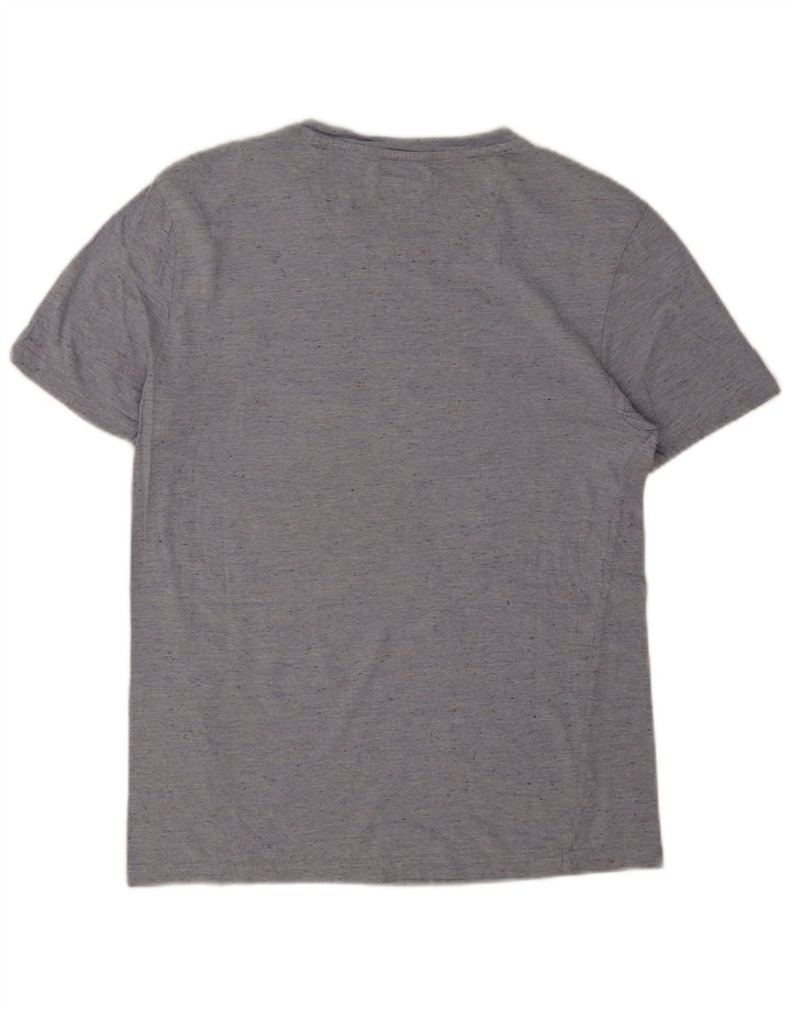 Zara T-Shirt Homme Haut Petit Bleu Moucheté