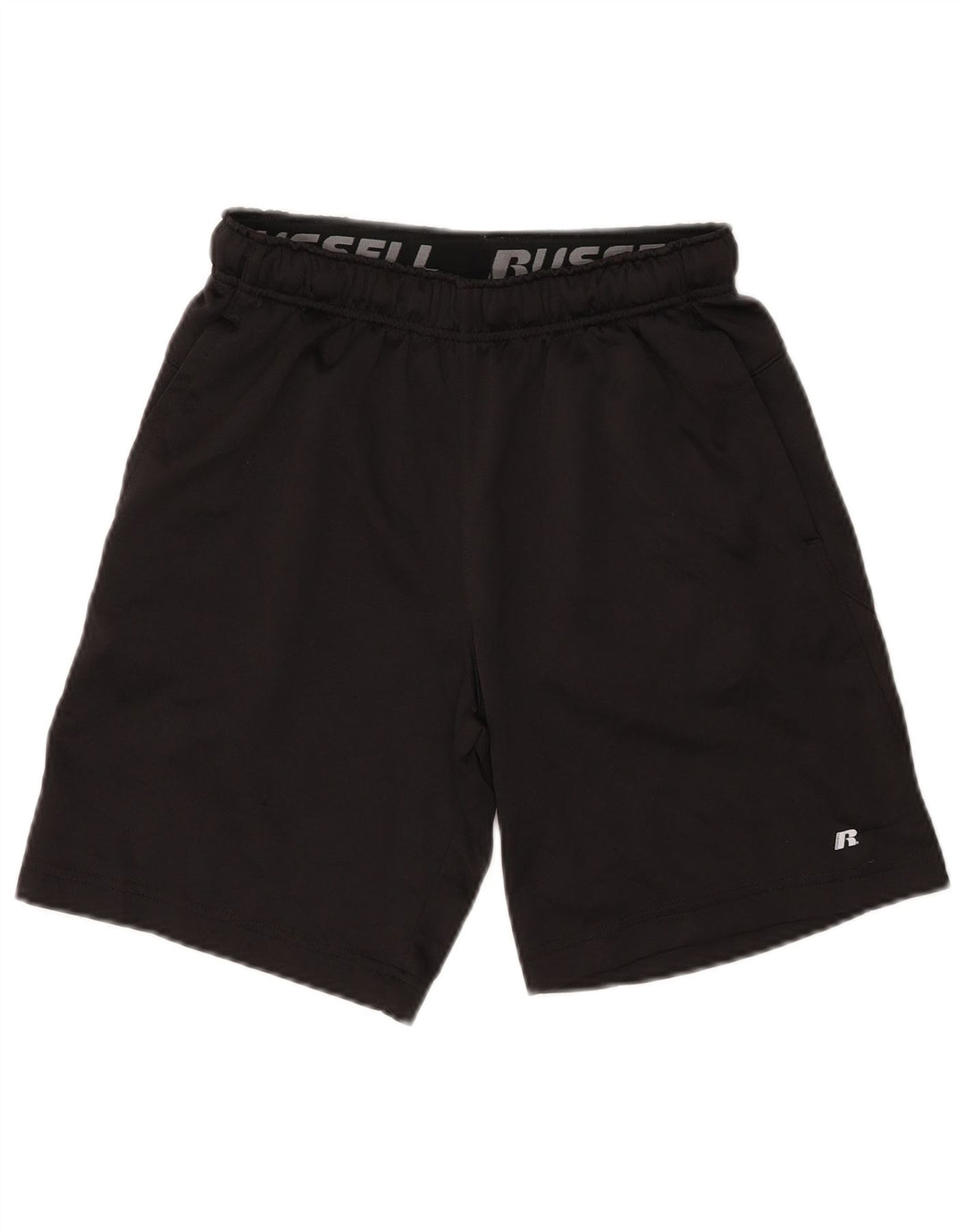 RUSSELL ATHLETIC Short de sport Dri-Power pour homme, petit, noir, polyester