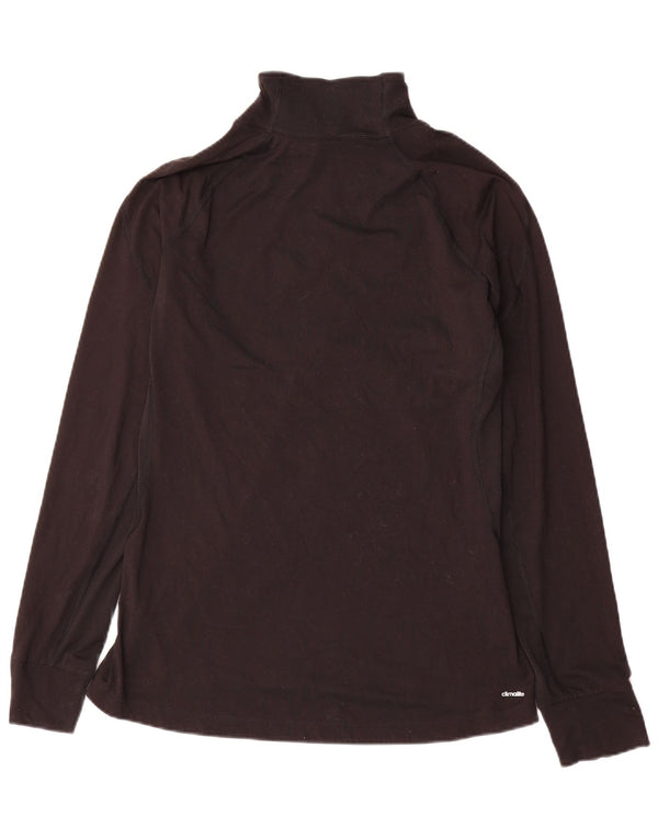 Adidas Climalite Pull Survêtement Top UK 16/18 Large Noir
