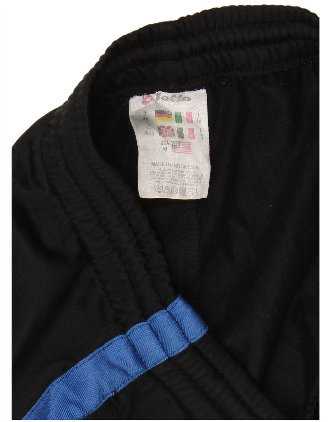 Lotto Short de sport pour homme UK 38/40 Noir moyen Polyester colour block