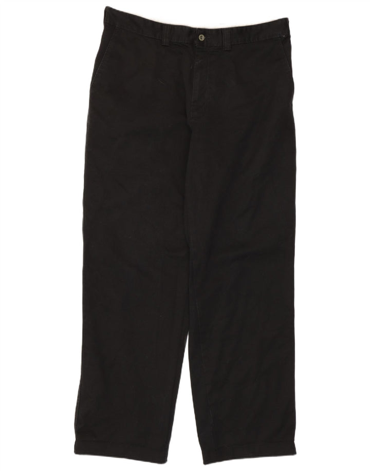 DOCKERS Pantalon Chino Droit Homme W36 L32 Noir Coton