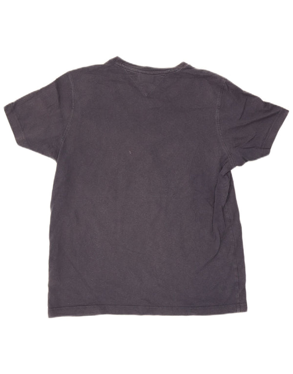 Tommy Hilfiger T-shirt graphique pour hommes, grand, bleu marine, coton