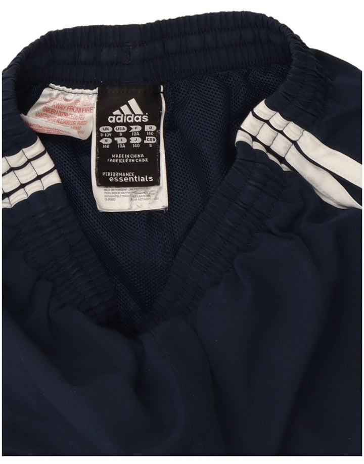 Pantalon de survêtement Adidas garçon 9-10 ans bleu marine polyester