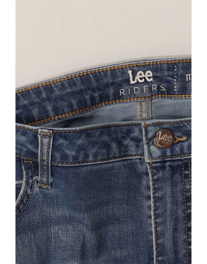 Lee Jean Capri Raiders Taille Moyenne Femme W38 L23 Bleu
