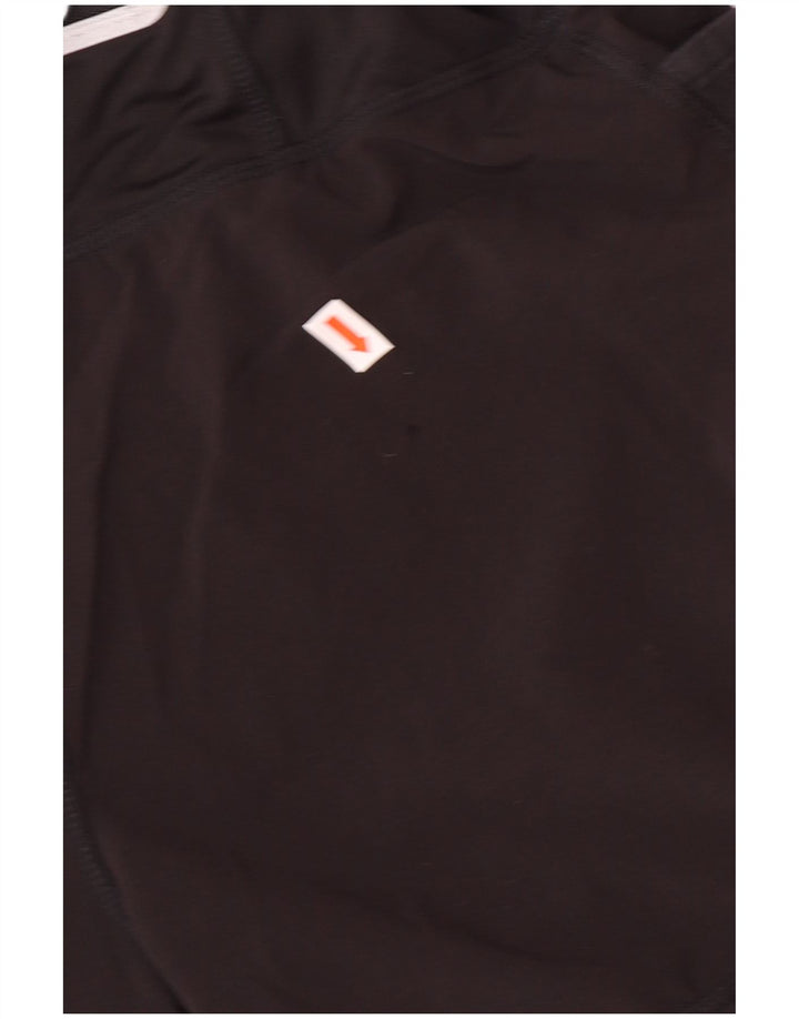 ATHLETA Short de sport pour femme UK 12 Medium Noir Polyester