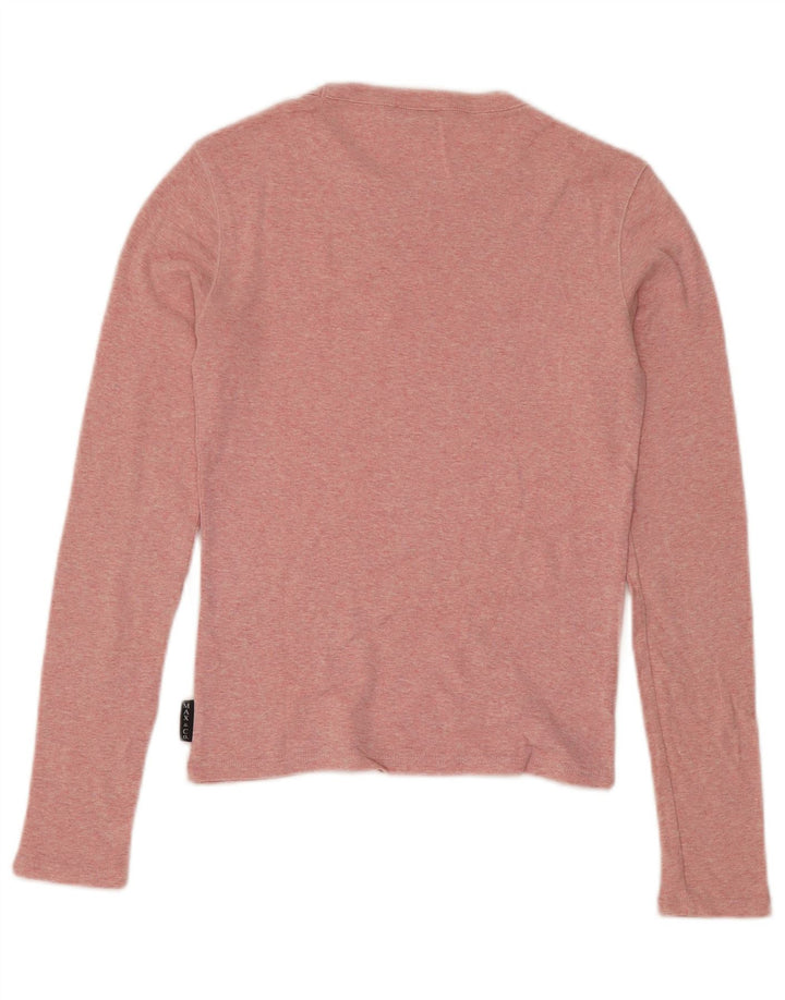 Max & Co. Haut à manches longues pour femme UK 10 Small Rose Coton
