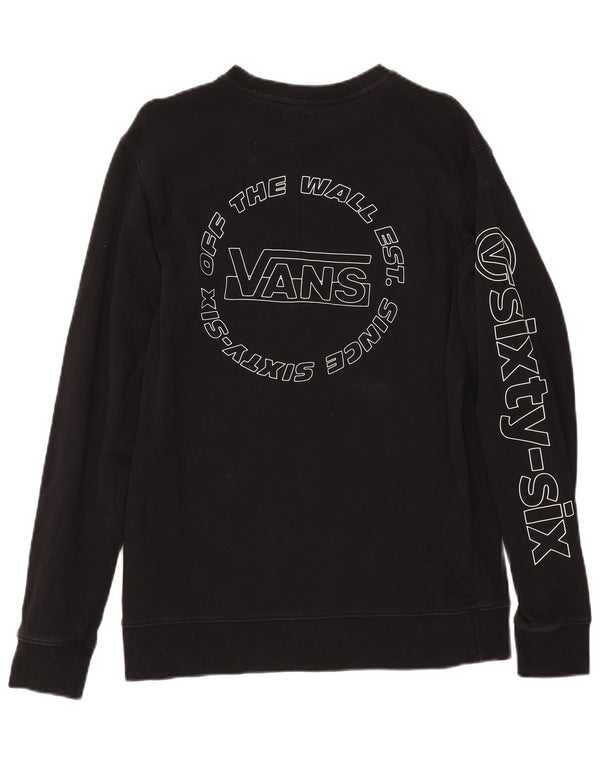 VANS Sweat-shirt graphique pour homme en coton noir moyen