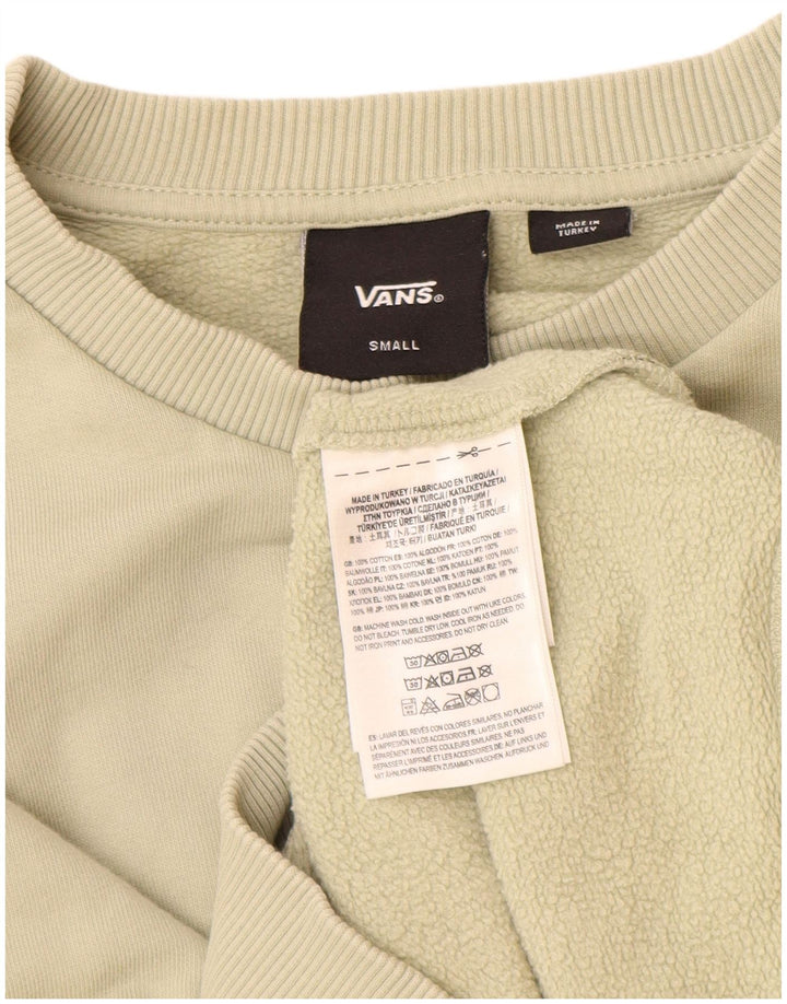 VANS Sweat-shirt pour femme UK 10 Petit coton beige