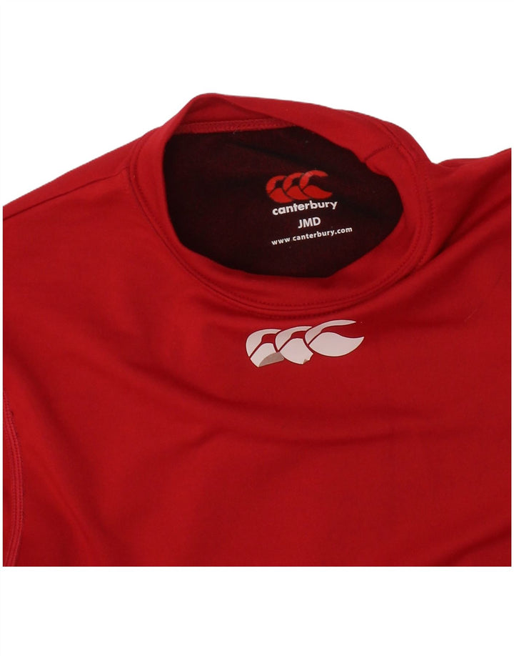 Canterbury Haut graphique à manches longues pour garçon 7-8 ans Rouge moyen