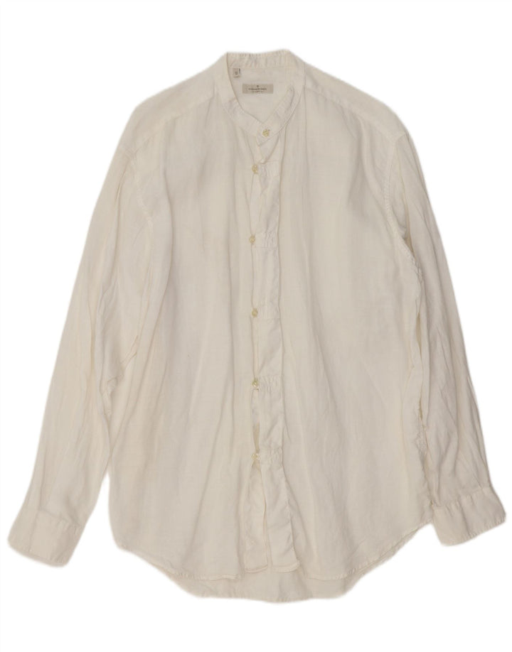 ERMENEGILDO ZEGNA Chemise Homme Lin Blanc Moyen