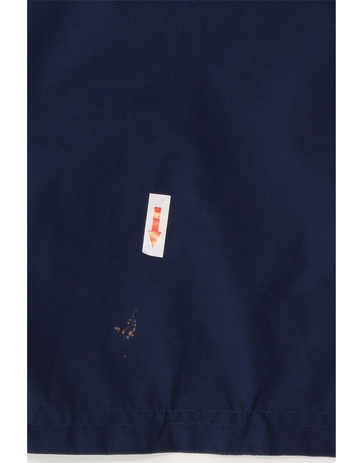 Adidas Veste Coupe-Vent à Capuche Garçon 11-12 ans Bleu Marine Polyester